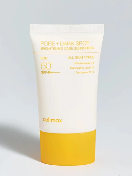 Осветляющий солнцезащитный крем Celimax, Pore+Dark Spot Brightening Care Sunscree - 
