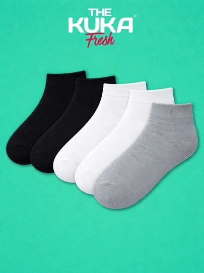 Носки мужские, короткие, хлопоквые, одежда, The Kuka Fresh