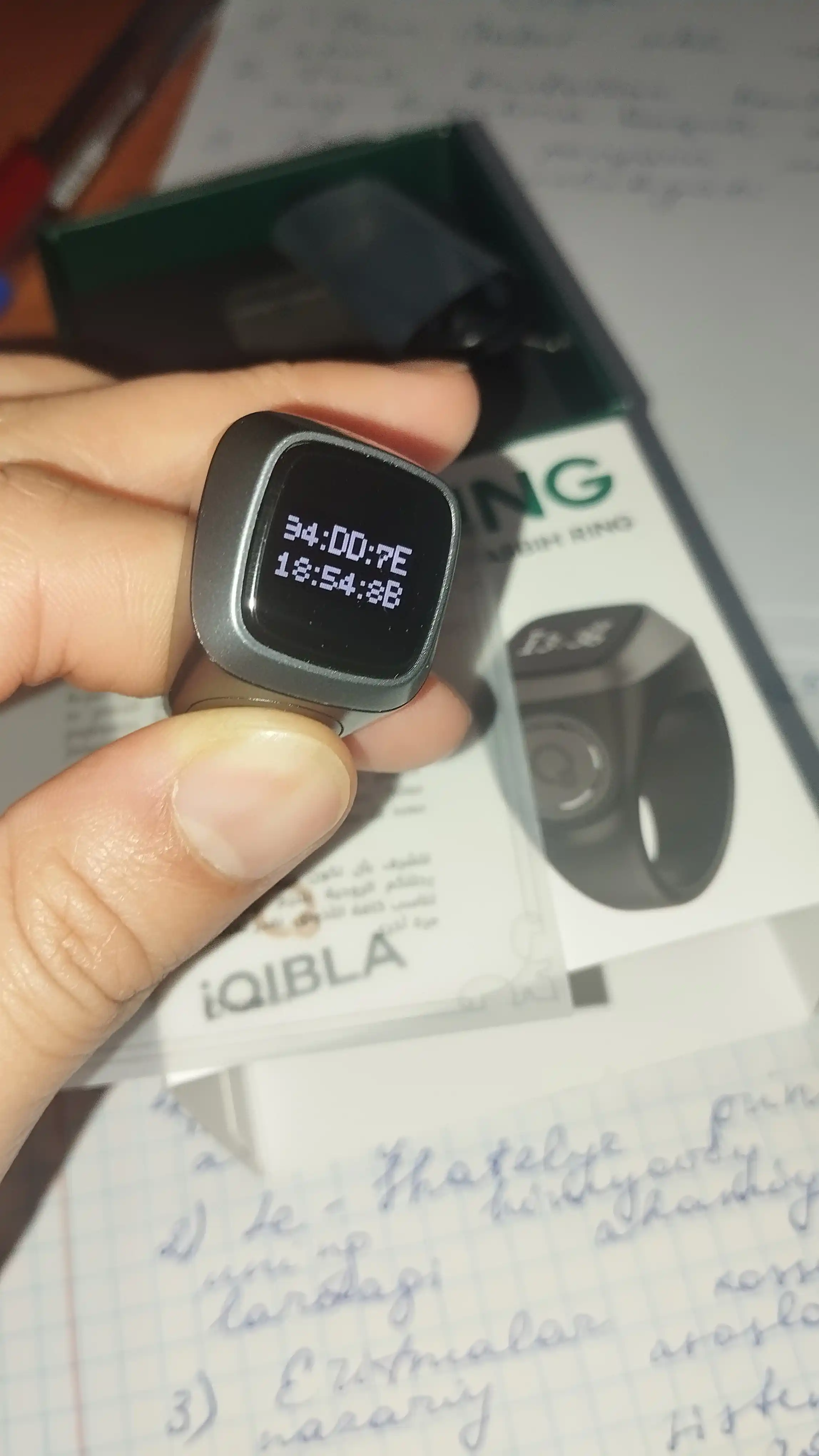 Умное - кольцо для зикра, электронные четки Zikr Ring Lite IQIBLA UMEOX