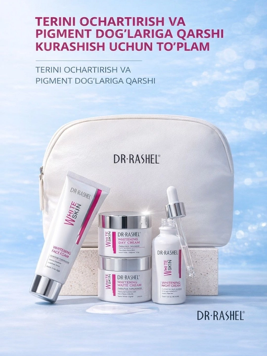 "Dr.Rashel"  pigment dog'larga qarshi yuz uchun 4 talik to'plam - 