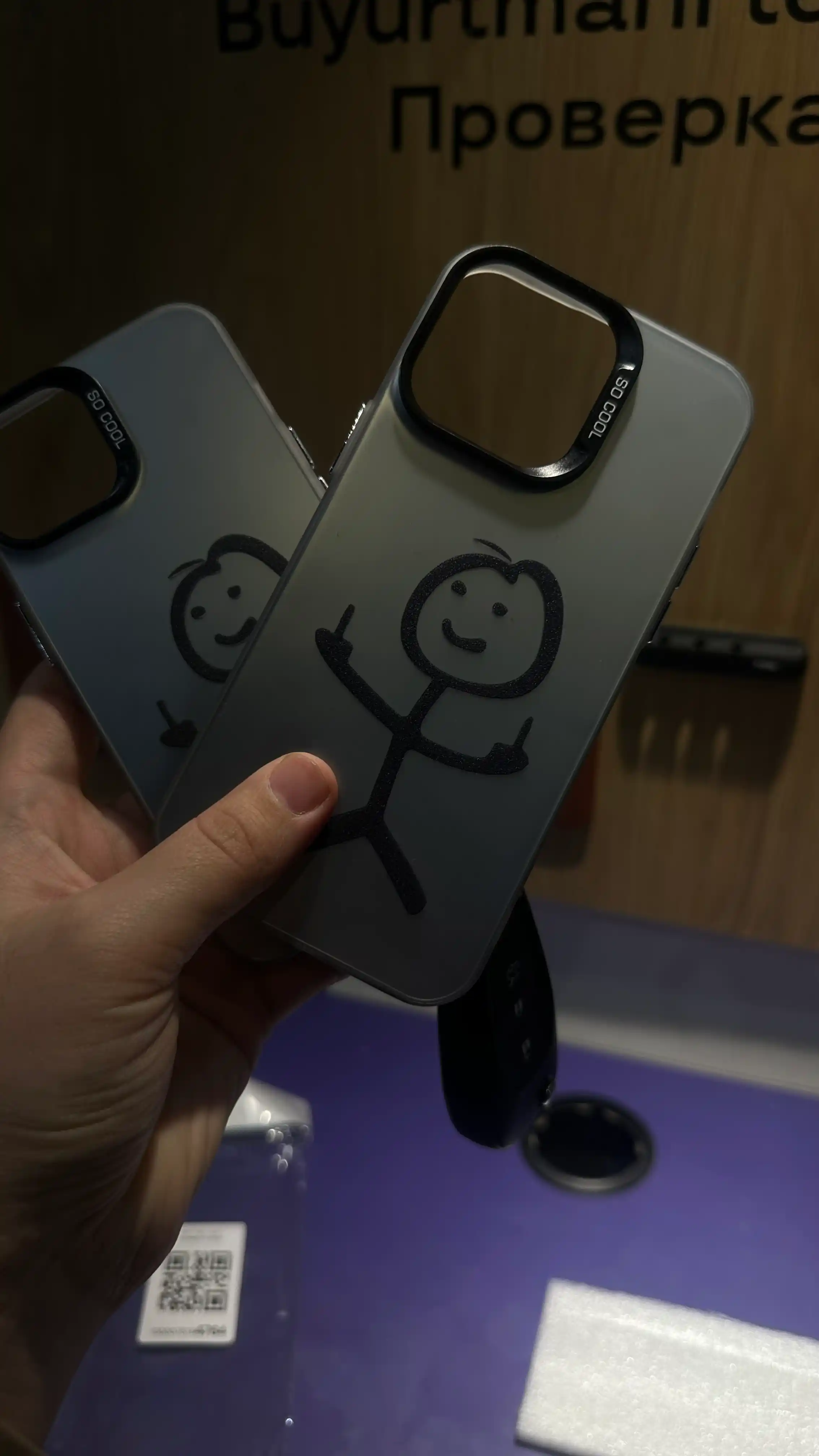 IPhone uchun kreativ dizayndagi himoya g'ilof —  13, 14, 15, 16, 17