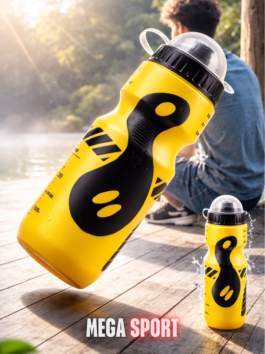 650 ml hajmli suv idishi, velosipedchilar uchun dozator bilan