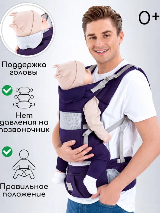 Эргорюкзак для новорожденных