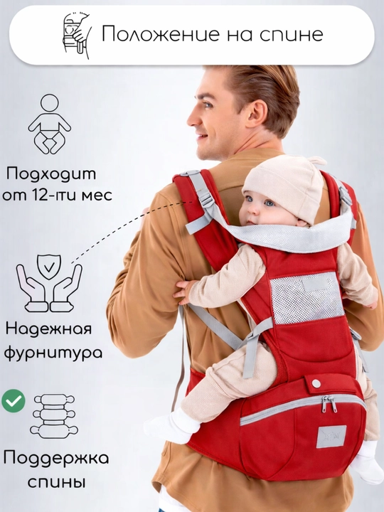 Эргорюкзак для новорожденных