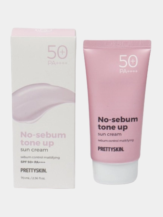 Pretty Skin Yuz uchun namlovchi, quyoshdan himoyalovchi krem SPF50+ PA++++ 4 xil, 70 ml - 