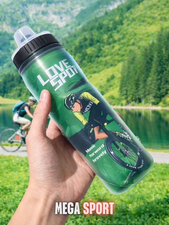 Sport suv butilkasi, fitness va trening uchun plastik butilka