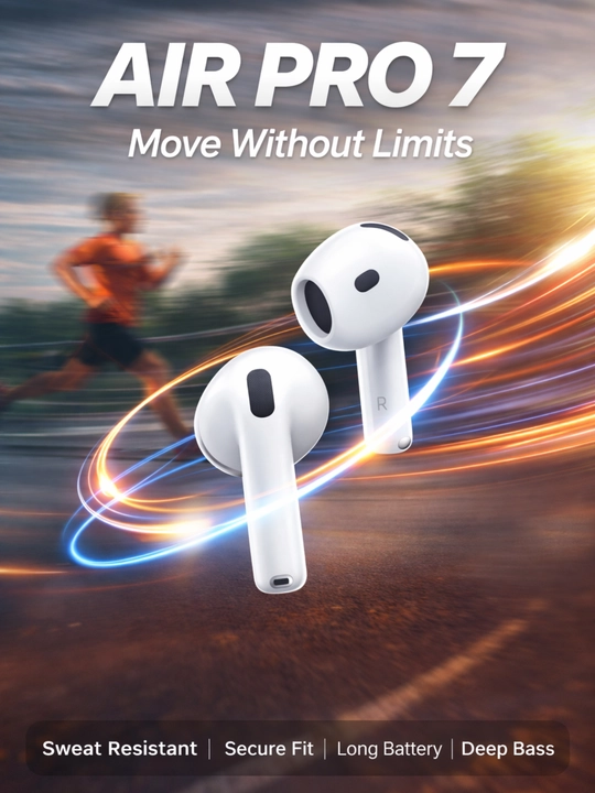 Air Pro 7 simsiz quloqchin (Bluetooth, oq)