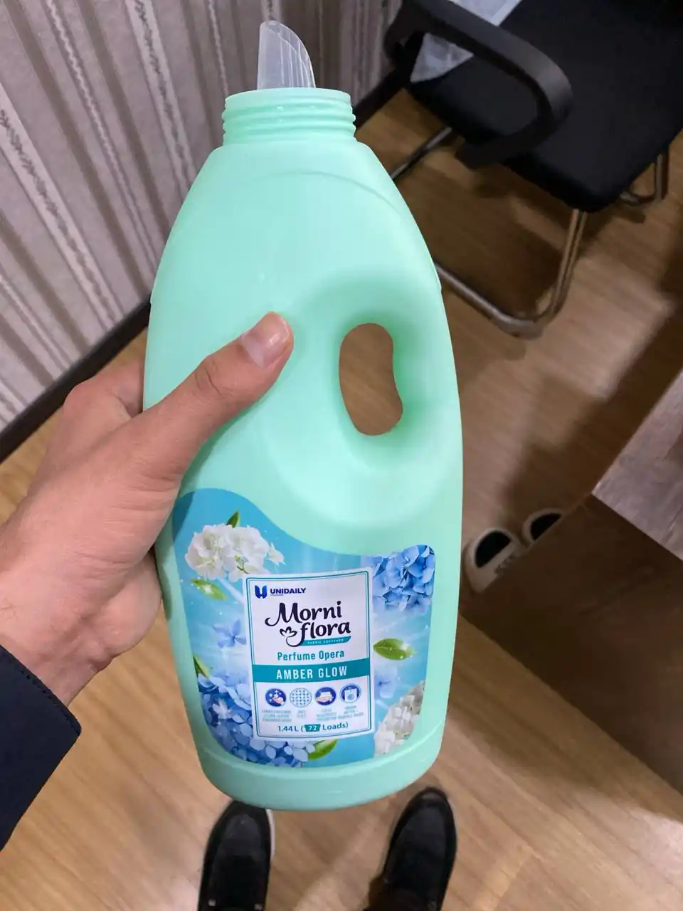 Kir yuvish uchun konditsioner Morni Flora, Kopum Plus