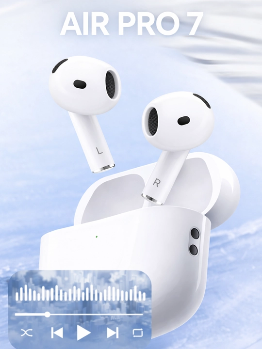Беспроводные наушники Air Pro 7 (Bluetooth, белые) - 