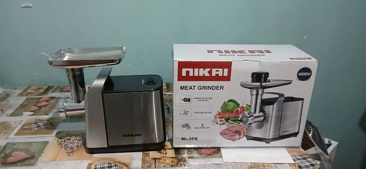 Elektr go‘shtqiymalagichi HALEY HY-1641, 2600 Vt, zanglamaydigan po‘latdan
