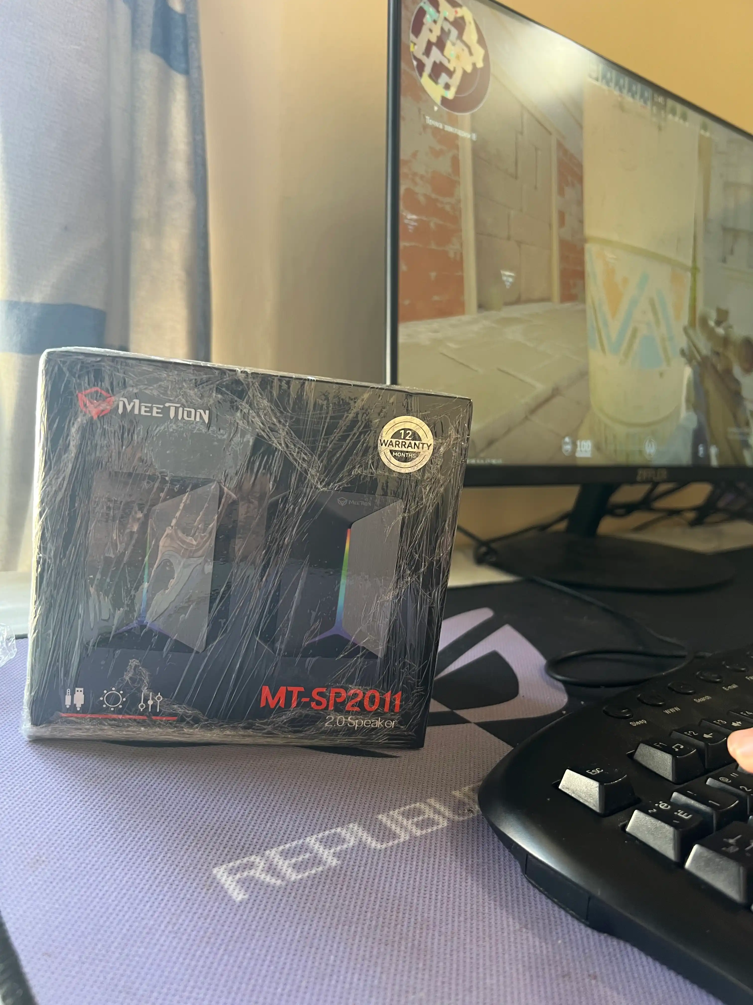 Компьютерные колонки MEETION MT-SP2011 RGB Игровая колонка для ноутбука