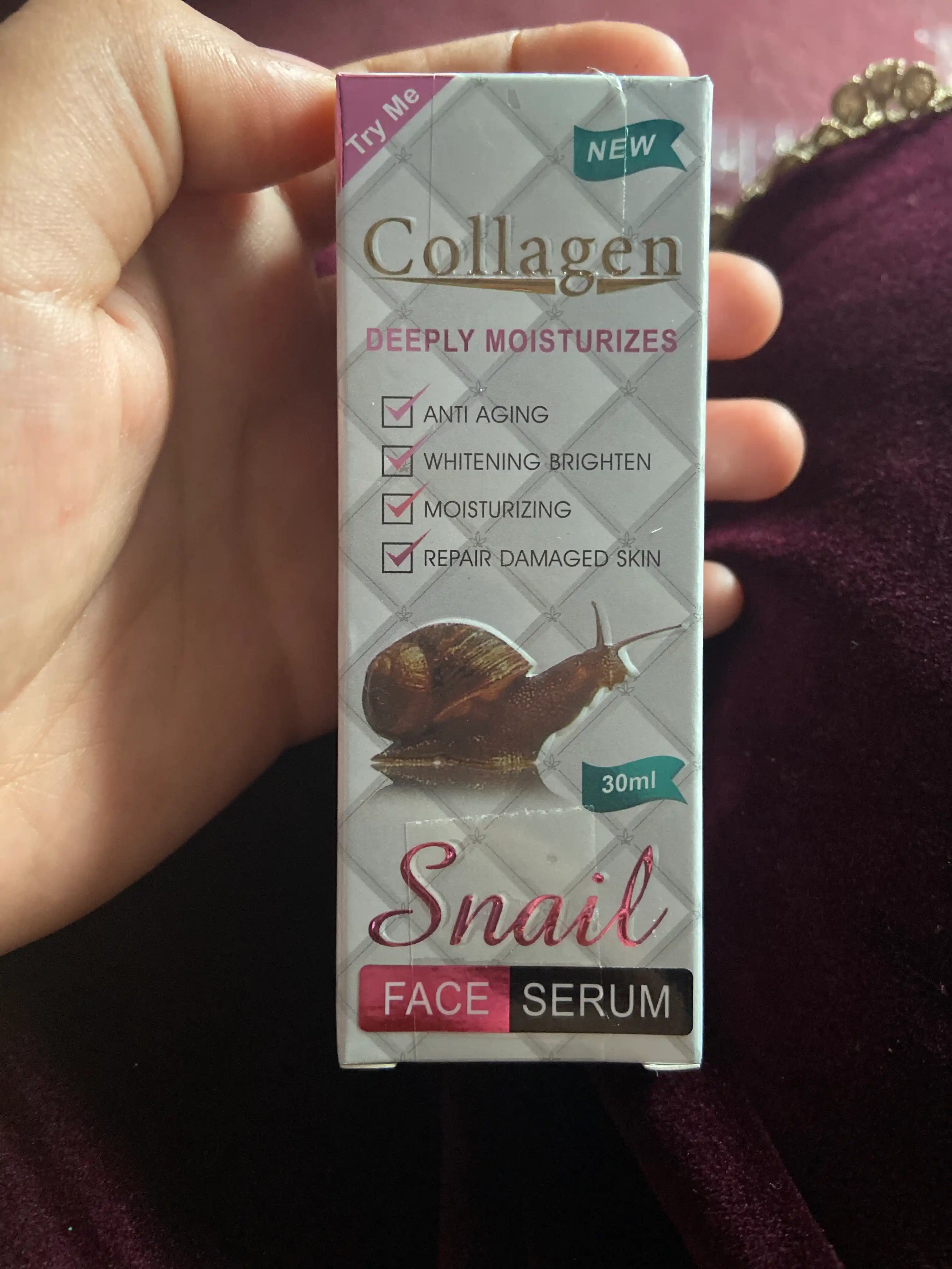 База для лица Collagen, отбеливающий, анти-акне и антивозрастной, 4 в 1, 30 г