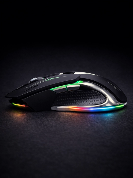 RGB yoritgichli o‘yin sichqonchasi, professional, o‘yin, kompyuter