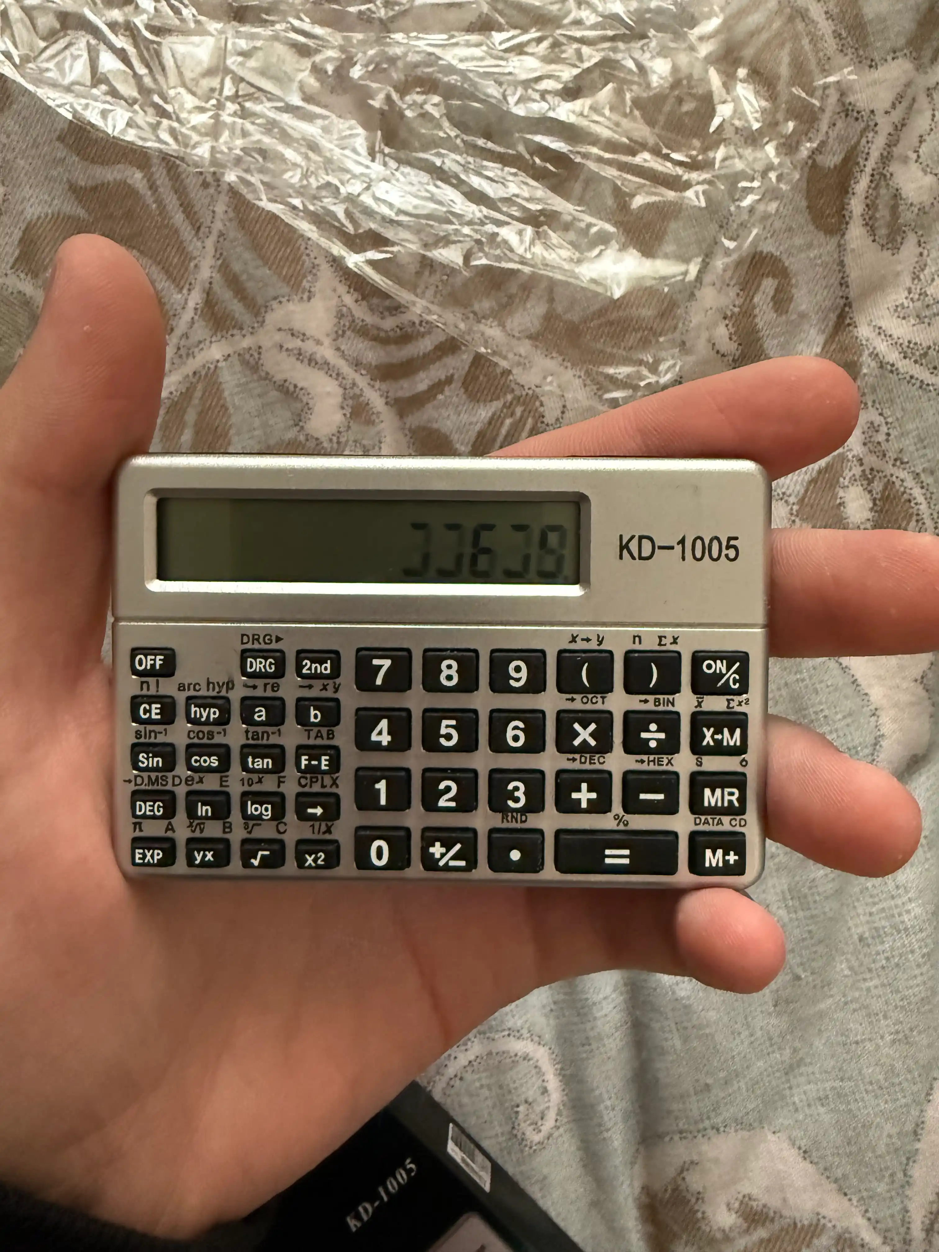 Карманный калькулятор KD-1005, с коробкой, для соискателей