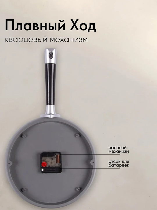 Необыкновенные, бесшумные, настенные часы для кухни, батарейка в подарок