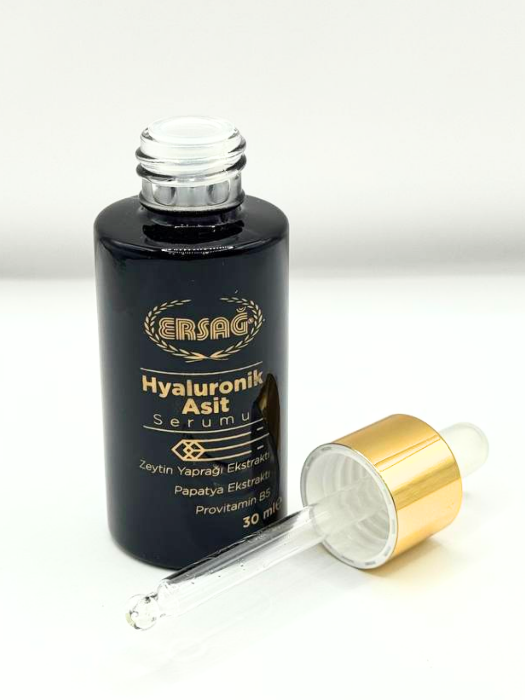 ERSAĞ Hyaluronik Asit Serumu, 30 ml – chuqur namlovchi yuz serumi