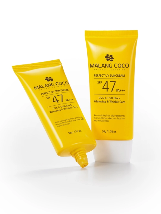 Malang Coco Sun Cream SPF47 PA+++ Солнцезащитный крем для лица с интенсивным уходом