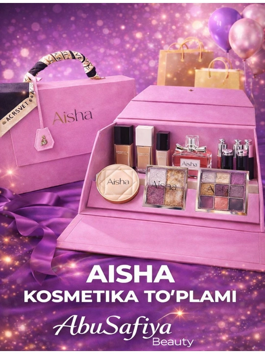 Aisha kosmetika to‘plami – sovg‘abop go‘zallik nabori - 