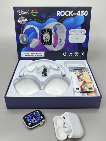 Умные часы, 1+1, 2 Smart Watch 8 и 8 ultra, 11 ремешков и чехол в комплекте — PUMAUZ-WATCH-ЗОЛОТ