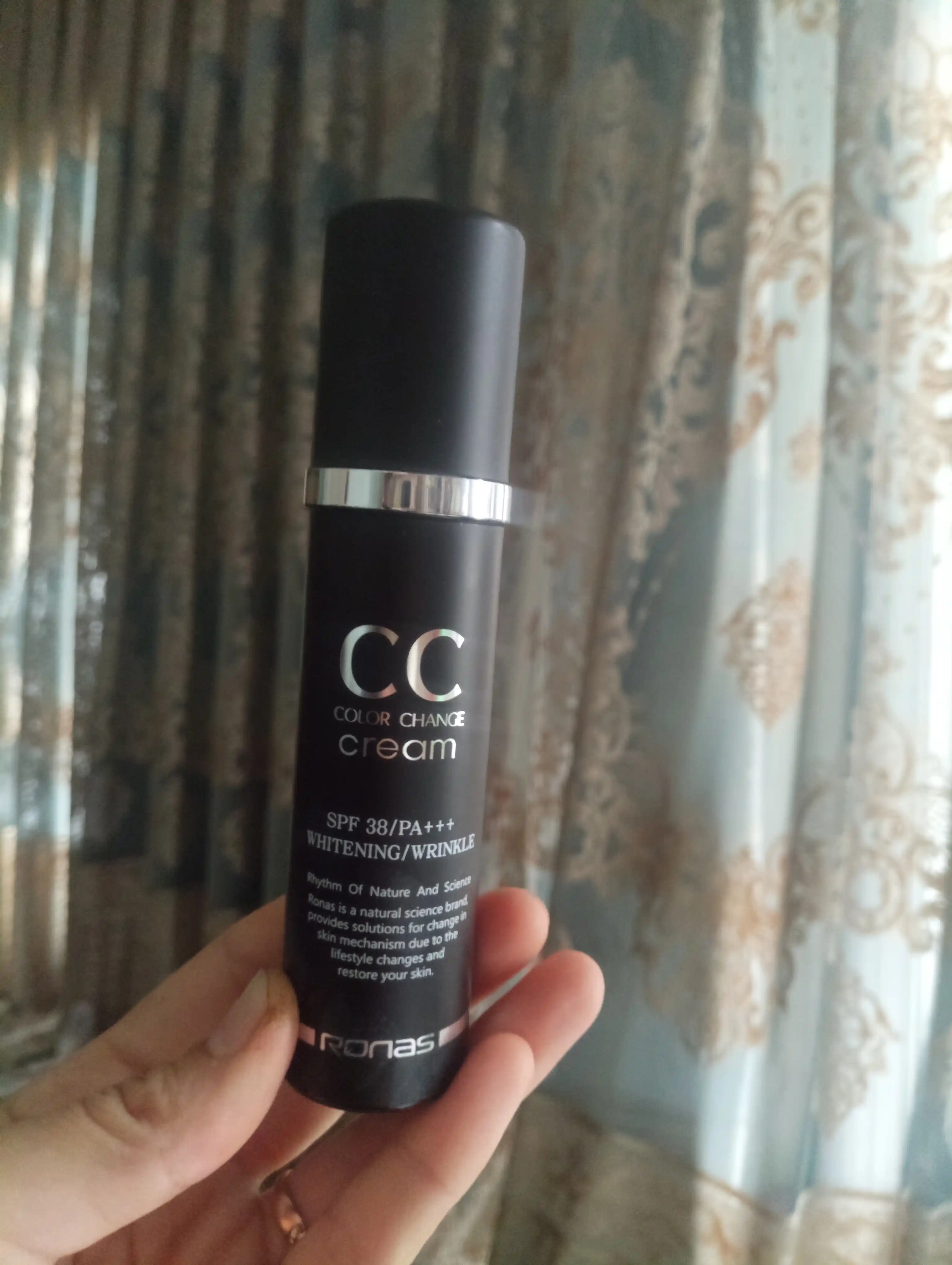 СС-крем подстраивающийся под цвет кожи, Ronas CC cream color change SPF 34/PA, 50 мл