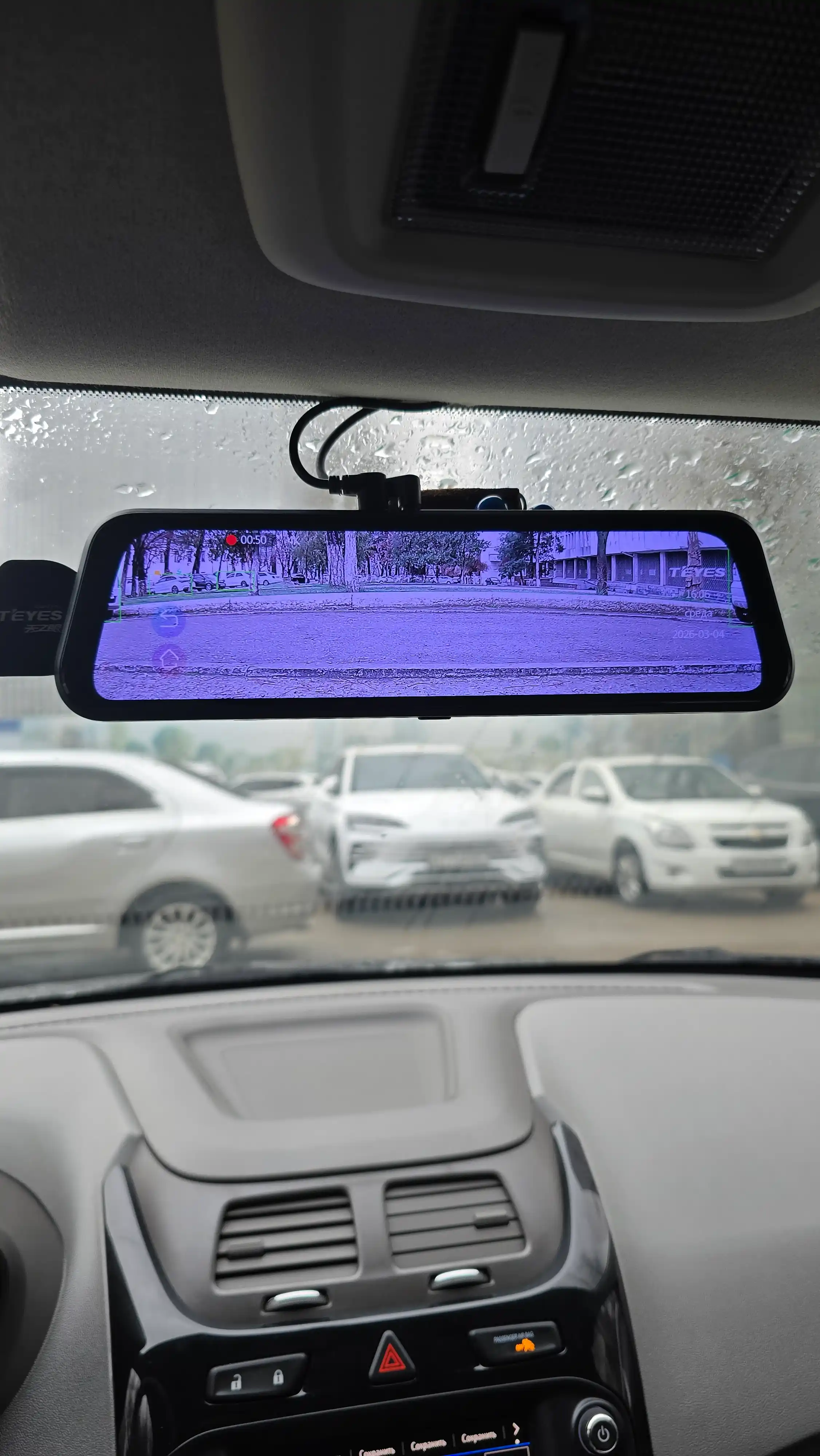 Видеорегистратор Teyes Q9 +WifiK+1080P, Wi-Fi, зеркало для авто с камерой заднего вида