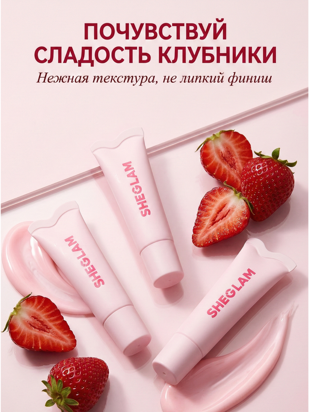 Блеск для губ SHEGLAM Crystal Glaze, Увлажнение, Блеск