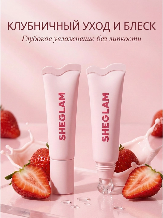 Блеск для губ SHEGLAM Crystal Glaze, Увлажнение, Блеск - 