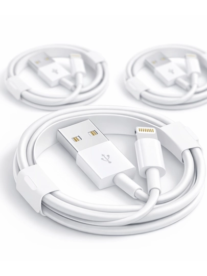 USB – Lightning kabel, iPhone uchun, tez zaryadlash va ma’lumot uzatish - 