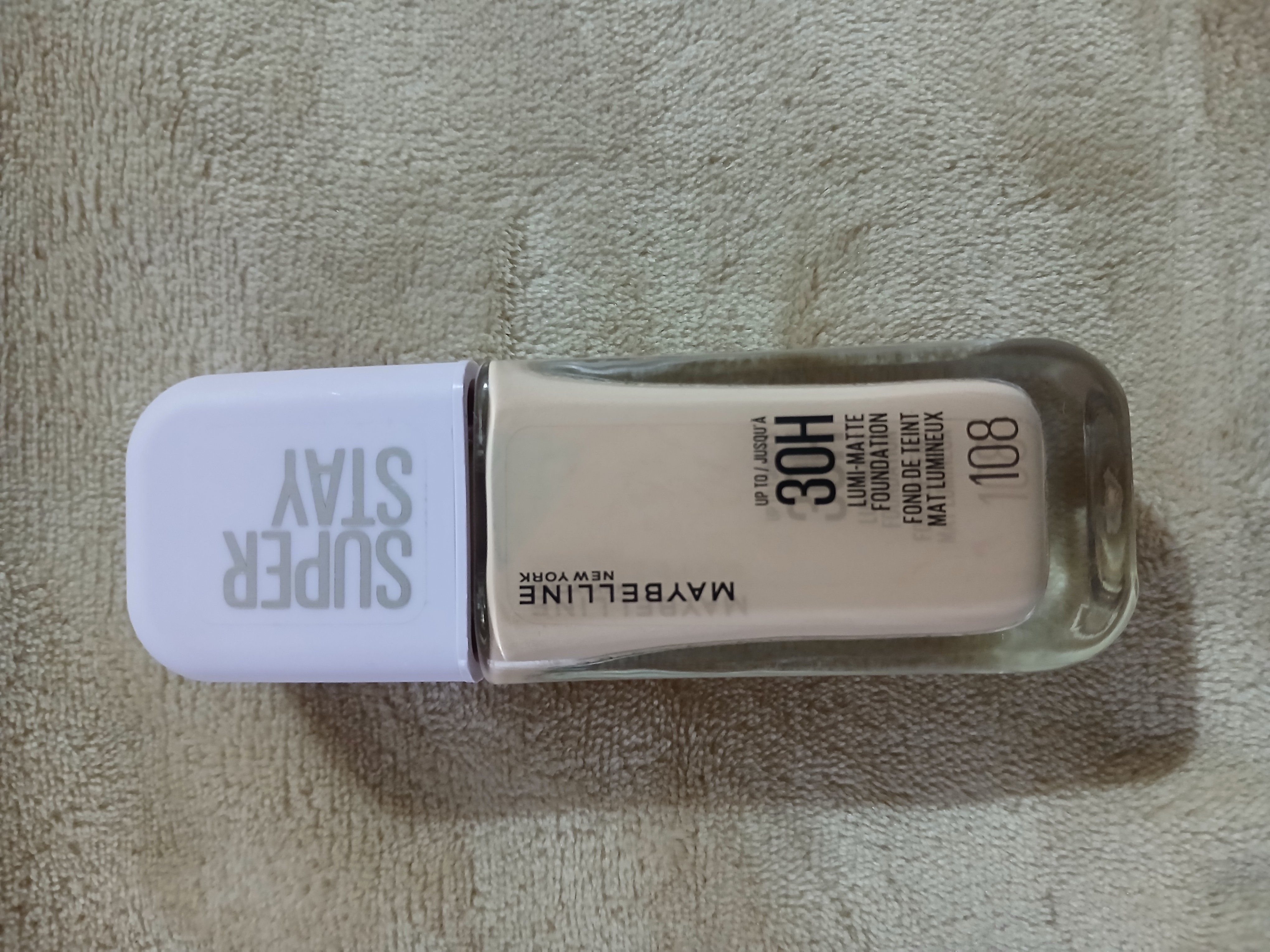 Maybelline Super Stay Lumi-Matte tonal kremi, 108, xiralashtiruvchi, 30 ml