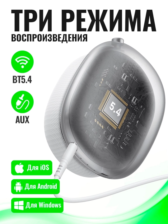 Hoco W55 Plus Happiness simsiz quloqchinlari, ANC, BT 5.4, 90 soatgacha, batareya quvvati 800 mAh