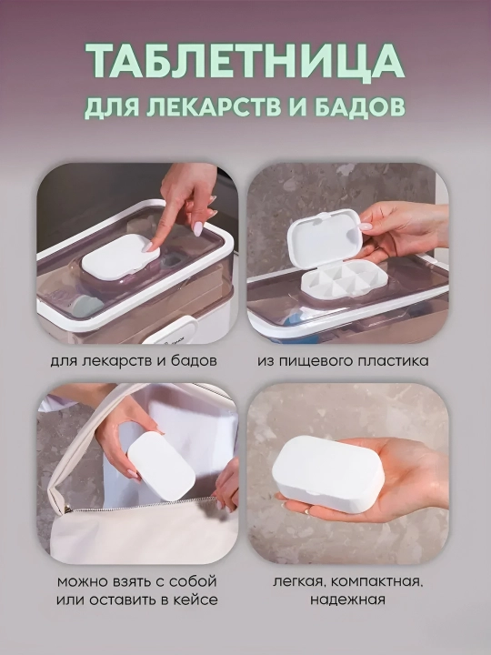 Аптечка домашняя для лекарств, большая