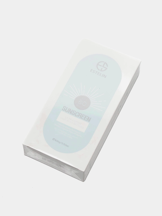 Quyoshdan himoyalovchi Estelin kremi, namlantiruvchi, suvga chidamli, SPF 100, 80 PA+++, 100 g