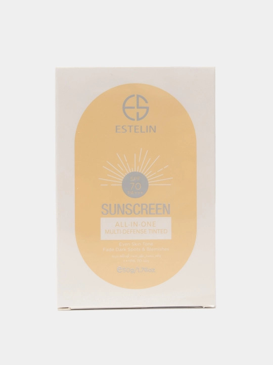Quyoshdan himoyalovchi Estelin kremi, namlantiruvchi, suvga chidamli, SPF 100, 80 PA+++, 100 g