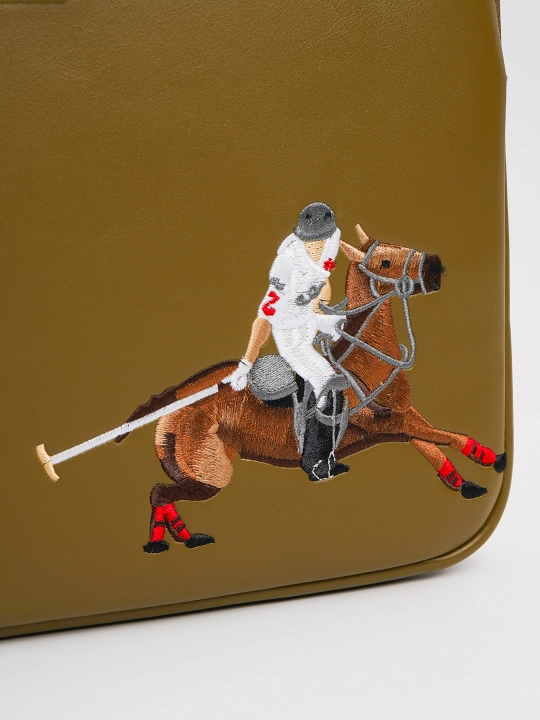 Santa Barbara Polo & Racquet Club мужская барсетка сумка, клатч для ноутбука и документов