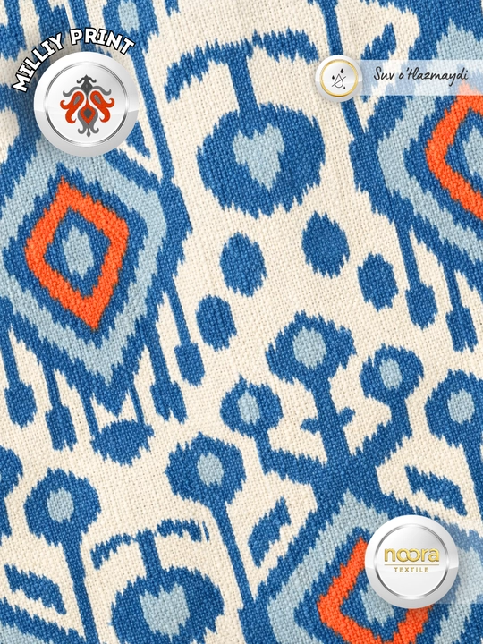 Ikat Раннер – столовая дорожка с национальным узором адрас Размер: 180 ×40 см