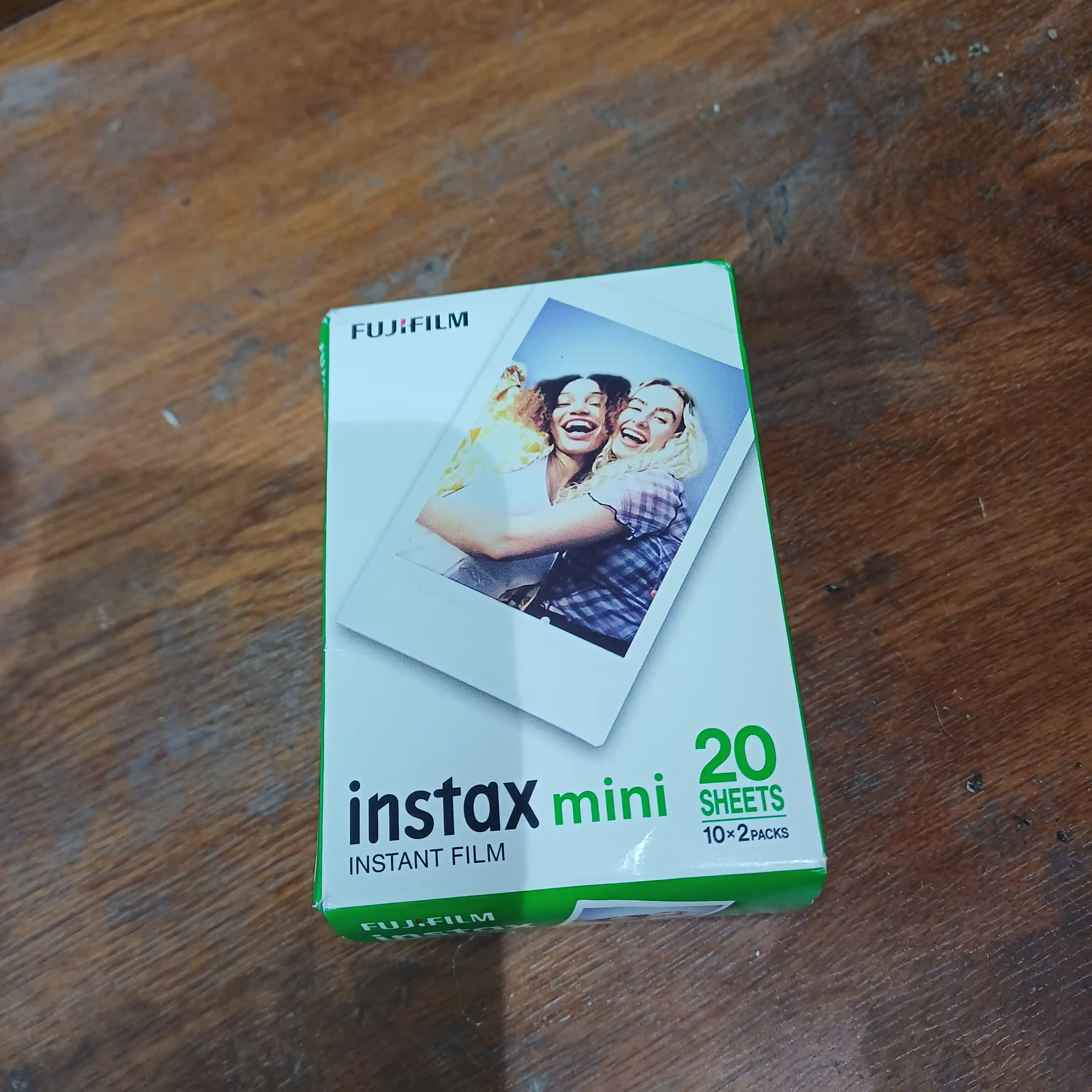 Fotoapparat uchun kartridj, plyonka Fujifilm Instax Mini, standart, 10 * 2PK, 20 ta rasm