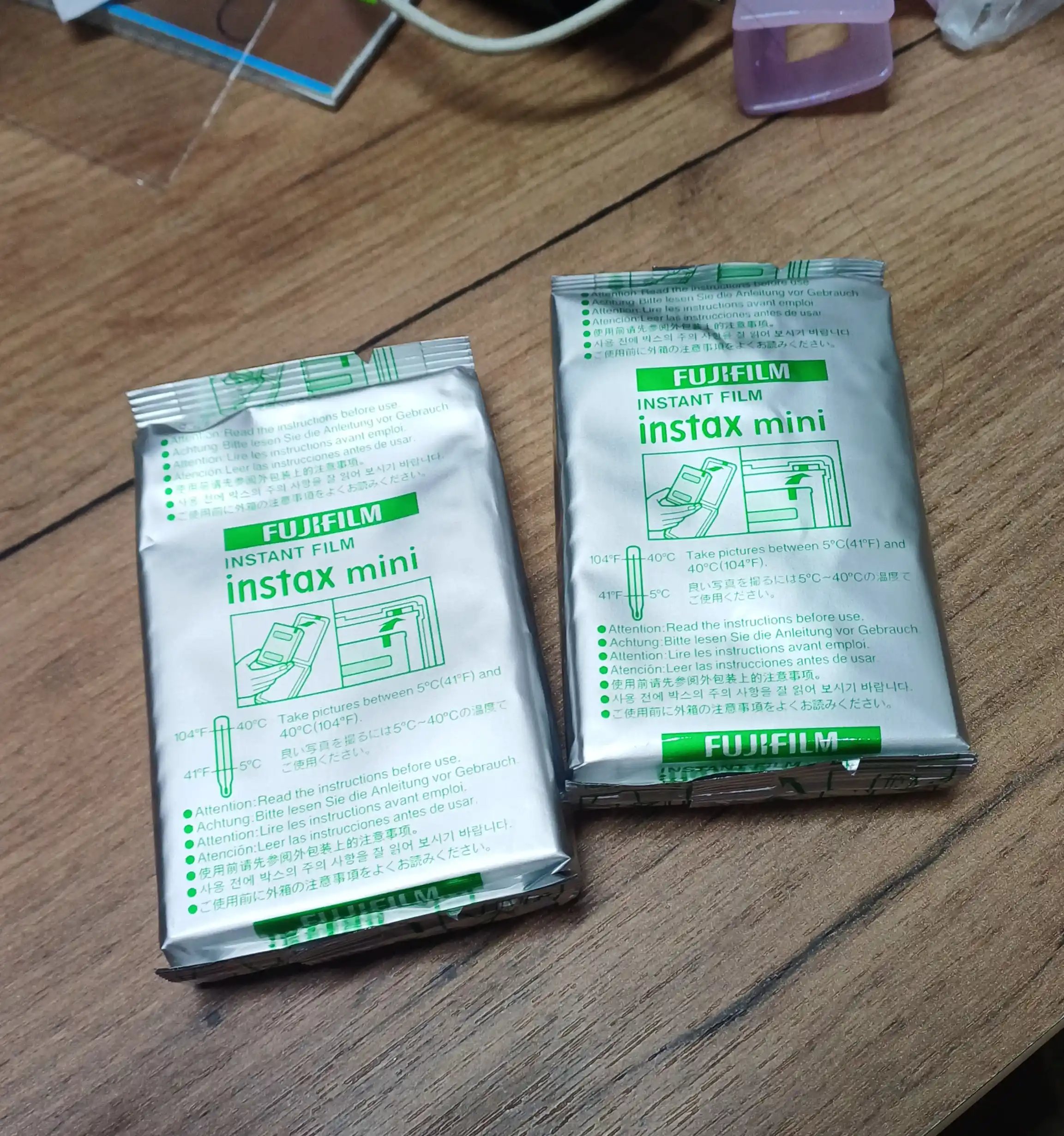 Fotoapparat uchun kartridj, plyonka Fujifilm Instax Mini, standart, 10 * 2PK, 20 ta rasm