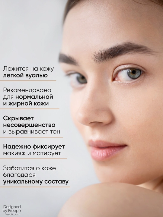 Пудра для лица матирующая LIMONI фотошоп эффект Powder Lace, Transparent Matte