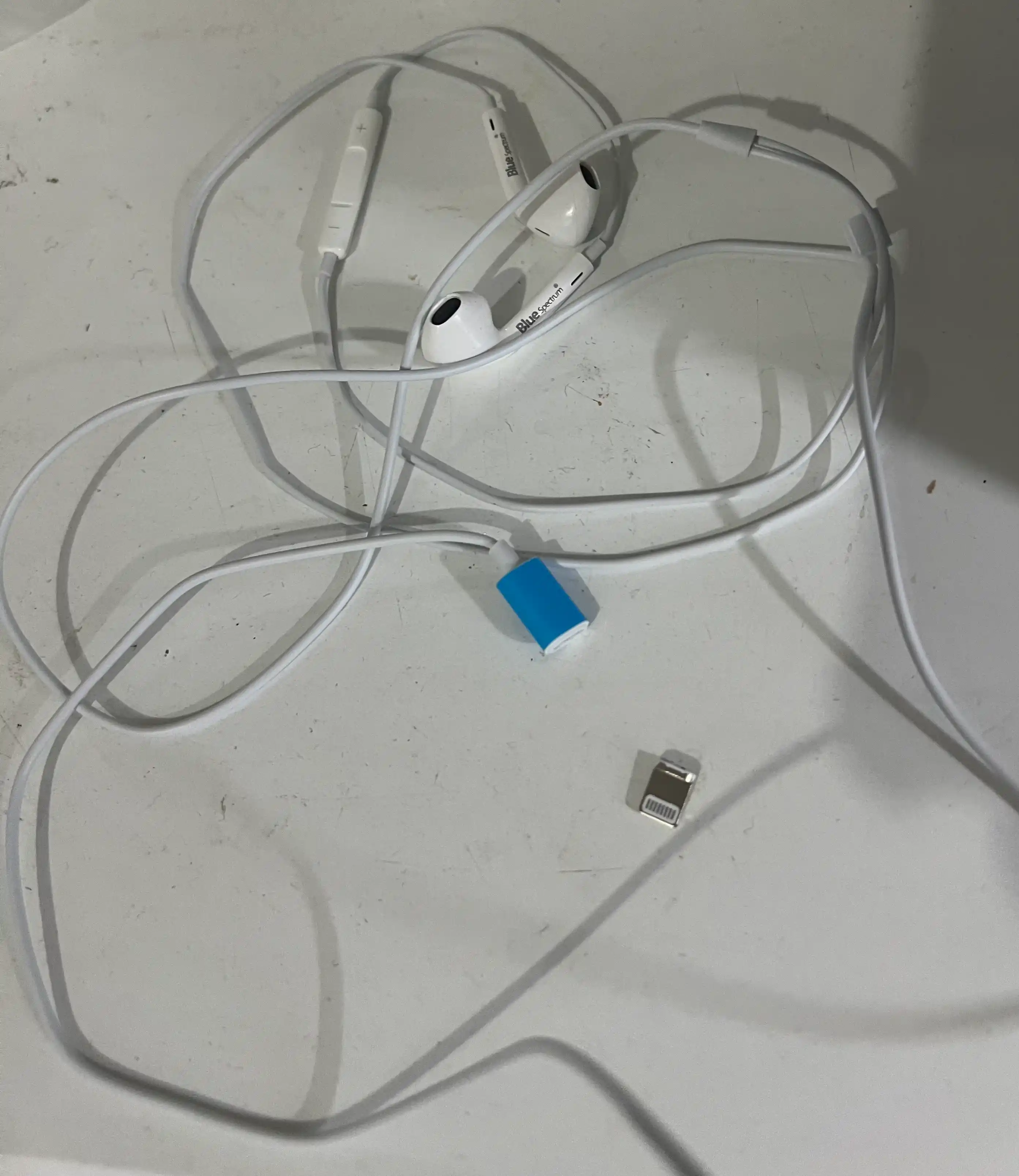 Simli quloqchinlar Blue Spectrum Lightning / Type-C / 3.5 mm Jack, mikrofonli