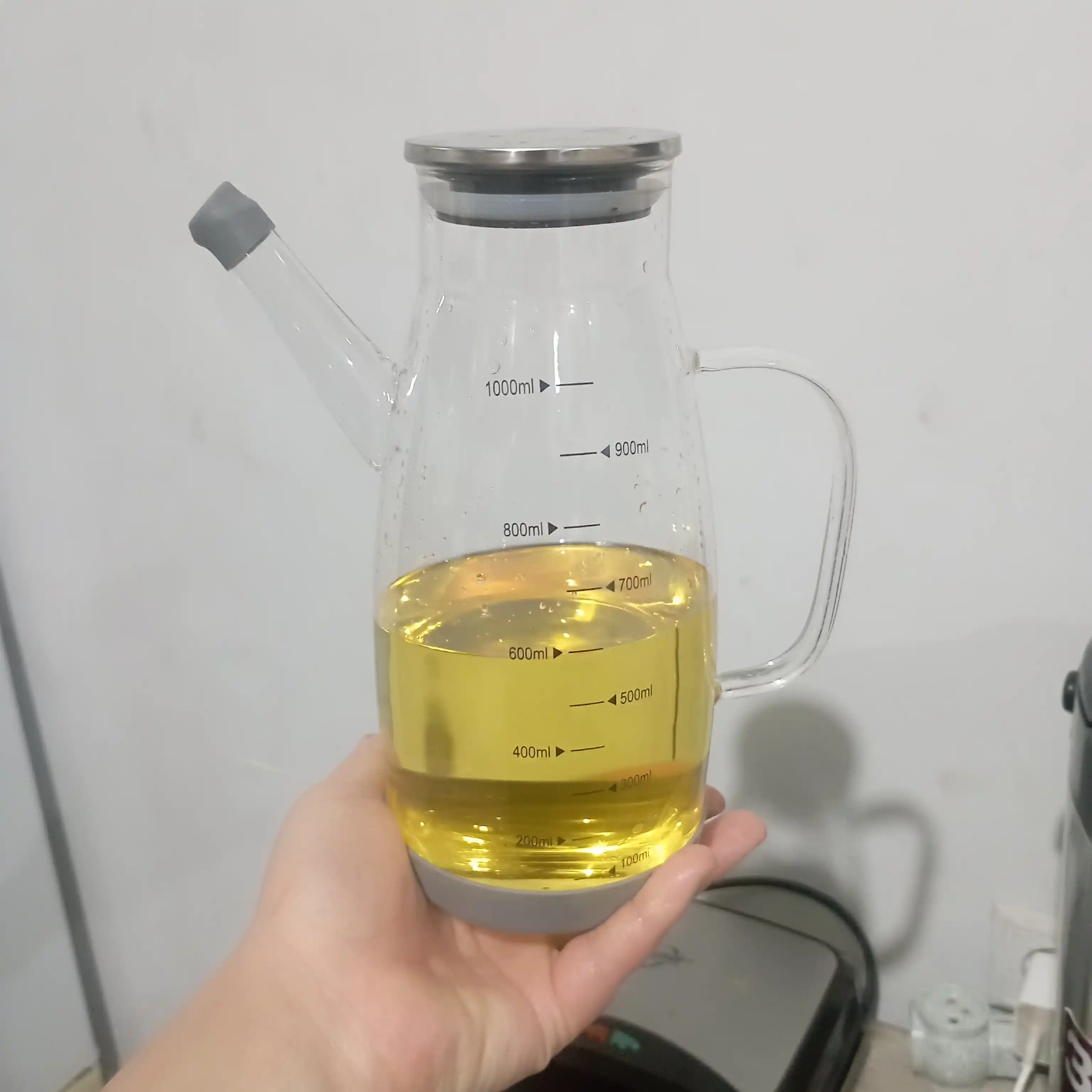 Стеклянная ёмкость для масла, 1000 мл