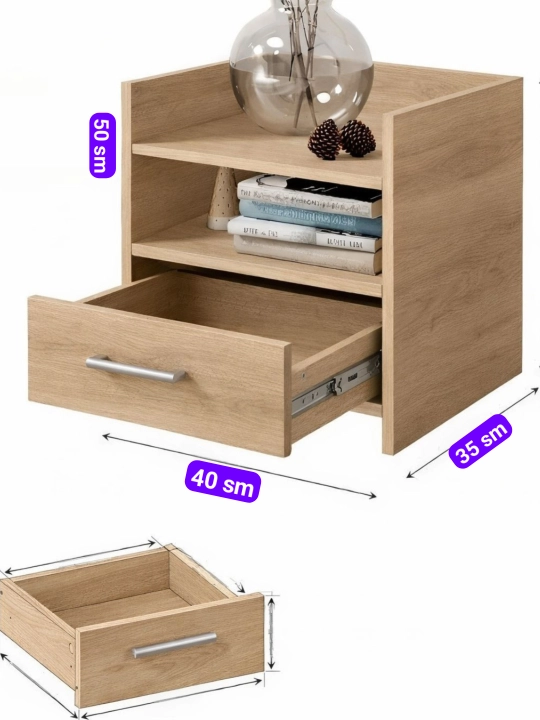 Zamonaviy ko‘p funksiyali tumba Drawer, to'liq yig'ilgan (Tayyor holda)