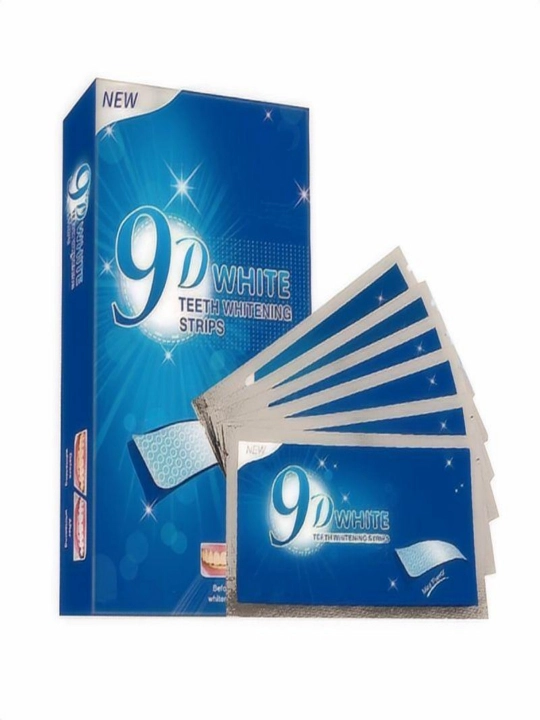 Отбеливающие полоски для зубов 9D White, 7 шт