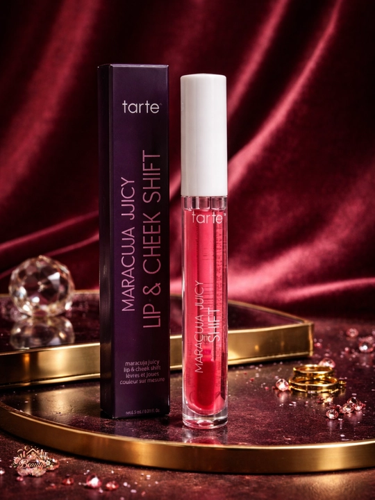 Tarte Maracuja Juicy Lip & Cheek Shift, rangini o‘zgartiruvchi, namlantiruvchi, lab parvarishi - 