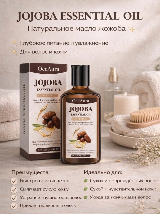 Jojoba moyi - soch, yuz va teri parvarishi uchun tabiiy moy, ajinlarga qarshi