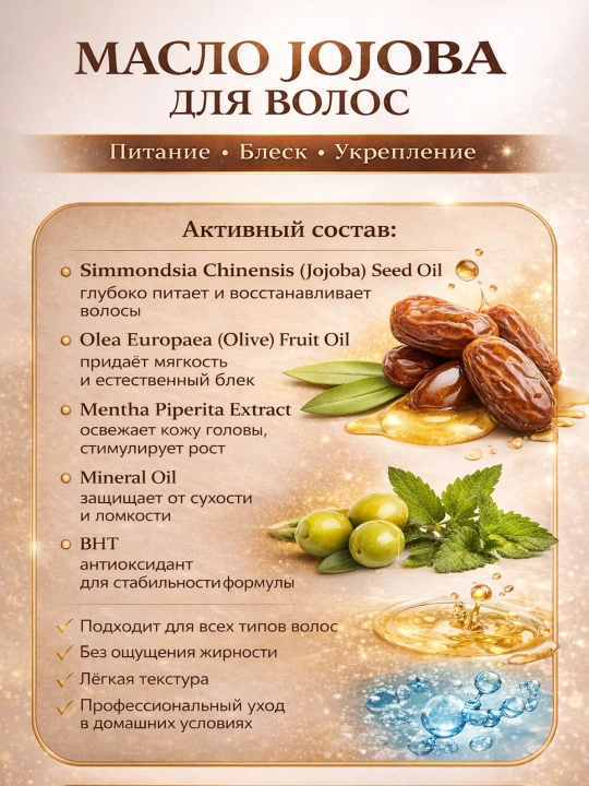 Jojoba moyi - soch, yuz va teri parvarishi uchun tabiiy moy, ajinlarga qarshi