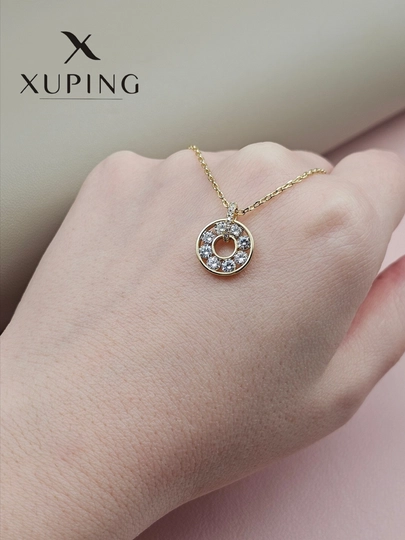 Подвески для женщин, Xuping, 40-45 см — 1001PRT-PODVESKAXUPING1-БЕЛЫЙ