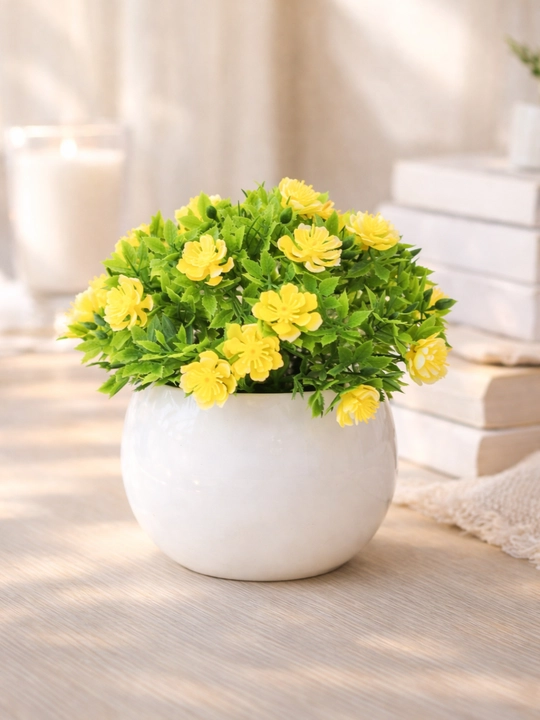 Kashpoda sun'iy gullar, dekorativ - 