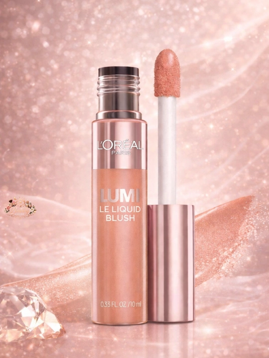 L'Oréal Lumi Liquid Blush, Жидкие Румяна Сияние, Натуральный Цвет Glow 10 мл