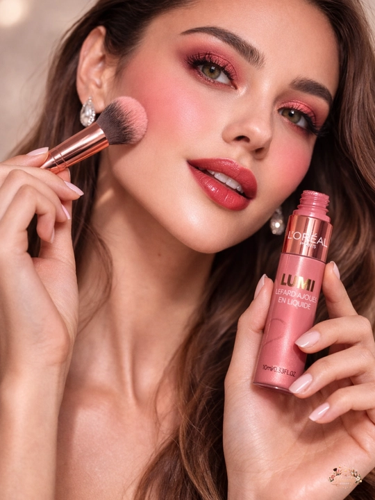 L'Oréal Lumi Liquid Blush, Жидкие Румяна Сияние, Натуральный Цвет Glow 10 мл