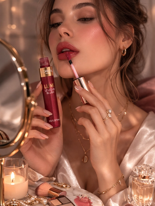 L'Oréal Lumi Liquid Blush, Жидкие Румяна Сияние, Натуральный Цвет Glow 10 мл